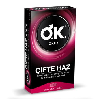 Okey Çifte Haz Prezervatif 10'lu
