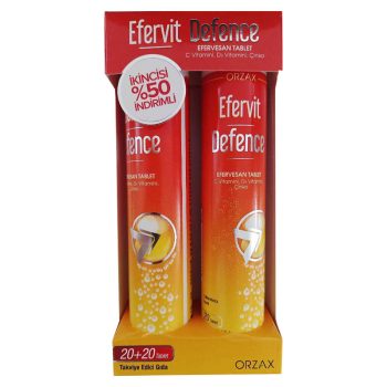 Orzax Efervit Defence 20 Efervesan Tablet İkincisi %50 İndirimli