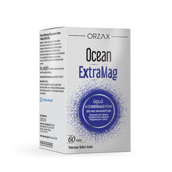 Orzax Ocean Extramag 60 Tablet Magnezyum Takviyesi