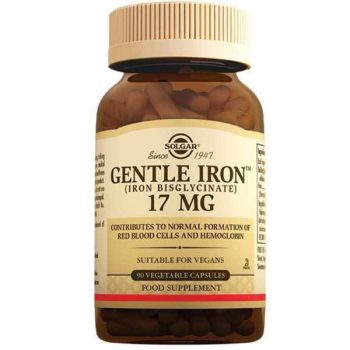 Solgar Gentle Iron 17 Mg 90 Kapsül Demir Takviyesi