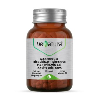 Venatura Magnezyum Bisglisinat Sitrat P5P Vitamin B6 60 Kapsül